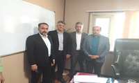 برگزاری مراسم تودیع و معارفه مسئول امور مالی بیمارستان