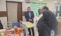 بازدید رئیس دانشگاه علوم پزشکی از بیمارستان دکتر علی شریعتی