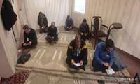برگزاری مراسم زیارت عاشورا در بیمارستان دکتر علی شریعتی 