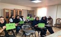 برگزاری کلاس آموزش پیشگیری از مصرف دخانیات در بیمارستان، همزمان با هفته ملی بدون دخانیات