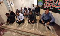 محفل زیارت عاشورا در گرامی‌داشت یاد و خاطره امام خامنه‌ای(رضوان الله تعالی علیه )و شهدای ایران اسلامی